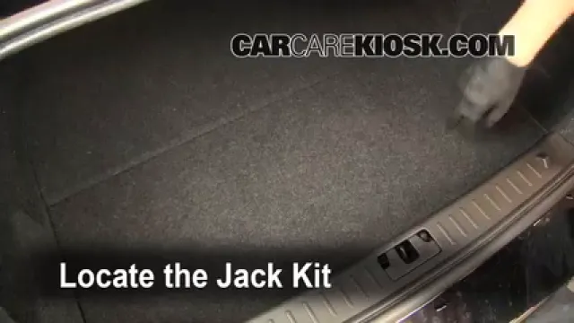 2010 Volvo S80 T6 3.0L 6 Cyl. Turbo Neumáticos y ruedas Cambiar un neumático pinchado